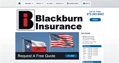 Desktop Screenshot of blackburninsurance.com