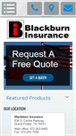 Mobile Screenshot of blackburninsurance.com